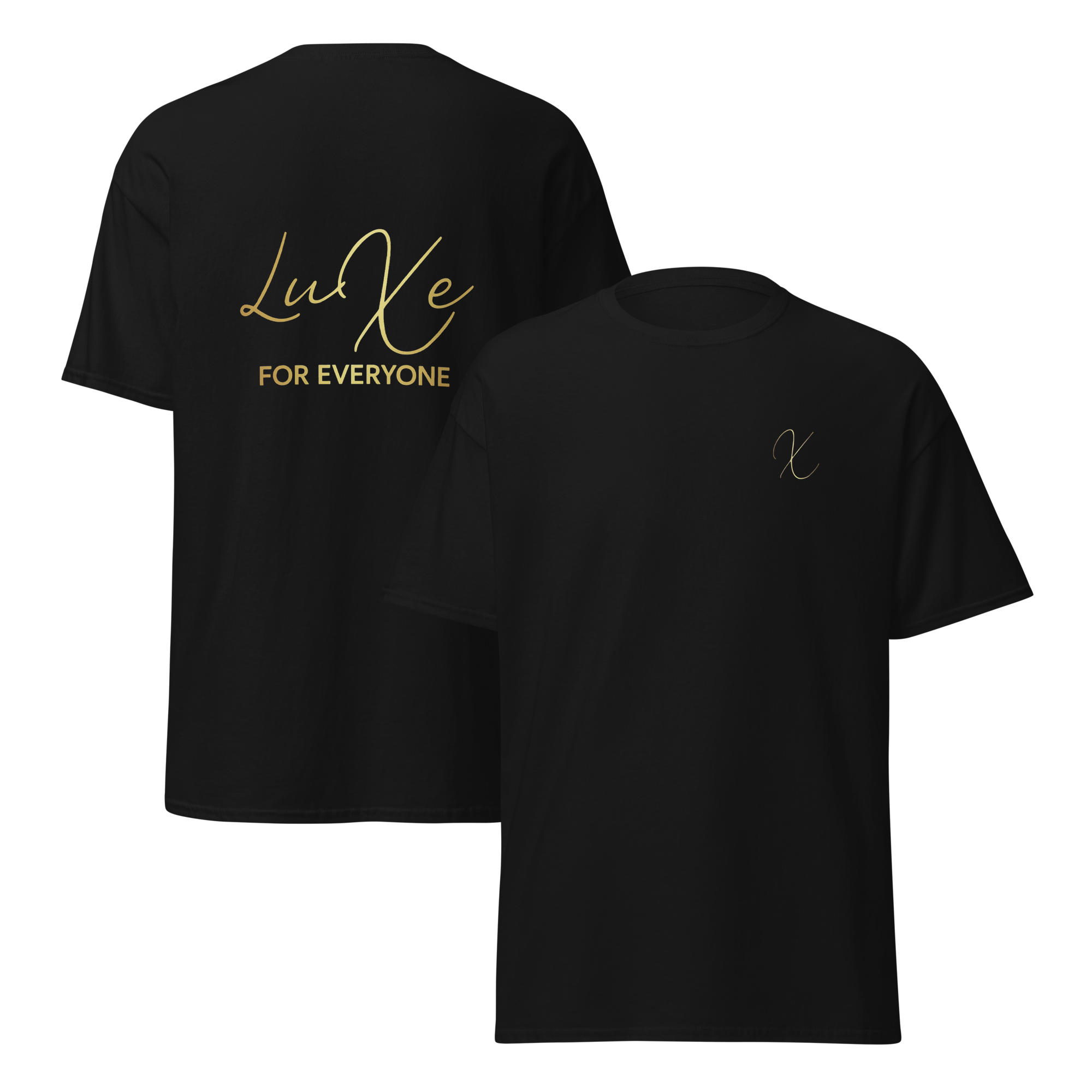 T-shirt Noir Unisexe